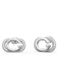 Kolczyki - Kolczyki Guess JUBE04 511JW Srebrny - miniaturka - grafika 1