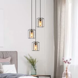 Italux Kalula PND-78901-3A-BK+AMB PND-78901-3A-BK+AMB - Lampy sufitowe - miniaturka - grafika 2