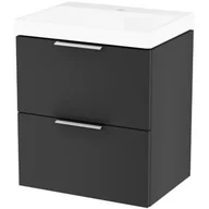 Szafki łazienkowe - Excellent Blanko szafka 50 cm podumywalkowa wisząca czarny mat MLEX.6301.490.BL - miniaturka - grafika 1