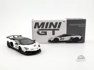 Samochody i pojazdy dla dzieci - MINI GT Lamborghini Aventador SVJ #63 Bianco Asopo LHD MGT00842-L MiniGT - miniaturka - grafika 1