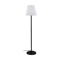 Lampy stojące - Eglo Alghera 900296 lampa stojąca zewnętrzna IP44 1x15W E27 biała/czarna - miniaturka - grafika 1