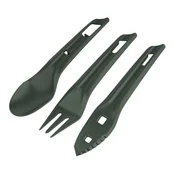 Naczynia i sztućce jednorazowe - Wildo Wildo OCYs Extendable Cutlery Set, oliwkowy  2022 Sztućce turystyczne OCY´s-3221 - miniaturka - grafika 1