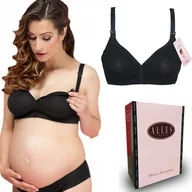 Biustonosze ciążowe - Biustonosz do karmienia mama Alles easy czarny 80B - miniaturka - grafika 1