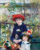 Plakaty - Galeria Plakatu, Plakat, Two Sisters, Pierre-Auguste Renoir, 40x50 cm - miniaturka - grafika 1