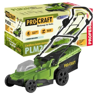 PROCRAFT Akumulatorowa Kosiarka do Trawy PLM20 40V, 35L Korpus - Kosiarki PROCRAFT Akumulatorowa Kosiarka do Trawy PLM20 40V, 35L Korpus - Kosiarki - miniaturka - grafika 1