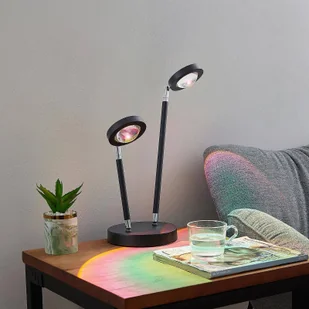 Lindby Edonita lampa stołowa z efektownym światłem - Lampy stojące - miniaturka - grafika 2