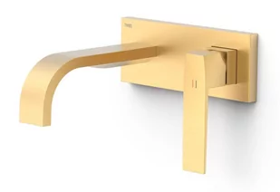 Bateria umywalkowa TRES Slim Exclusive 24-K Matowe Złoto 20230013OM - Baterie umywalkowe - miniaturka - grafika 1