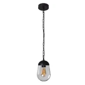 Lampy sufitowe - Lampa Wisząca Liego 36531 1Xe27 IP44 czarna - miniaturka - grafika 1