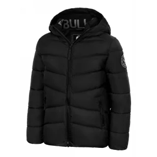 Kurtka zimowa dziecięca Pit Bull Mobley - Czarna 134 (9 Lat) - Odzież taktyczna i umundurowanie - miniaturka - grafika 1