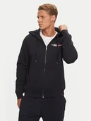 Bluzy męskie - Tommy Hilfiger Bluza Flag Embro MW0MW35540 Granatowy Regular Fit - miniaturka - grafika 1