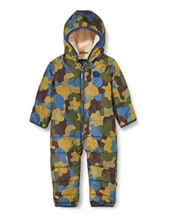 Kombinezony - Noppies Kids Kombinezon zimowy dla chłopców B Snowsuit wyścigowy, Ivy Green - P455, 74 cm - grafika 1