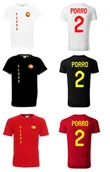Koszulki sportowe męskie - EURO 2024 Koszulka HISZPANIA PEDRO PORRO 2 - miniaturka - grafika 1
