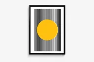 Obrazy i zdjęcia - Modern sun plakat 50x70 cm / A3 / A4 - miniaturka - grafika 1