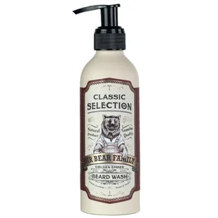 Mr Bear Family Golden Ember Beard Wash (200 ml) - Kosmetyki i akcesoria do pielęgnacji brody - miniaturka - grafika 1