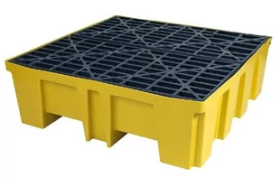 Arengo Paleta wanna wychwytowa, wysokoprofilowa, składowanie 4 beczki 200L lub pojemnik IBC/KTC, 510l (wymiary: 1320x1320x430 mm) 09880955 - 3 szt. rabat 10% - Skrzynki i torby narzędziowe - miniaturka - grafika 3