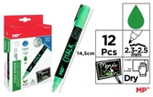 Kreda - Pisak kredowy zielony (12szt) - MP Main Paper - miniaturka - grafika 1