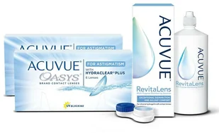 Zestaw 2 x ACUVUE  OASYS for ASTIGMATISM + płyn ACUVUE  RevitaLens 360 ml - Płyny do soczewek kontaktowych - miniaturka - grafika 1