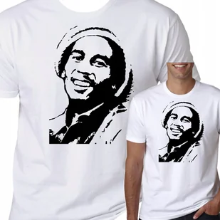 T-Shirt Koszulka Bob Marley Rasta Reggae L 0813 - Koszulki męskie - miniaturka - grafika 1