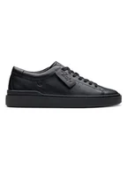 Trampki męskie - Clarks Skórzane sneakersy "Craft Swift" w kolorze czarnym - miniaturka - grafika 1