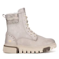 Botki damskie - Botki Mustang 1502-601-243 Szary - miniaturka - grafika 1