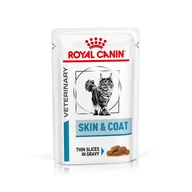 Mokra karma dla kotów - Royal Canin Veterinary Diet Feline Skin & Coat - 12 x 85 g - miniaturka - grafika 1