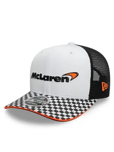 New Era Czapka z daszkiem Checkered Mclaren F1 60595710 Biały - Czapki męskie - miniaturka - grafika 1