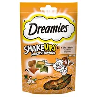 Przysmaki dla kotów - Przysmak dla kota DREAMIES Shake Ups Multivitamins Kurczak i kaczka 55 g - miniaturka - grafika 1