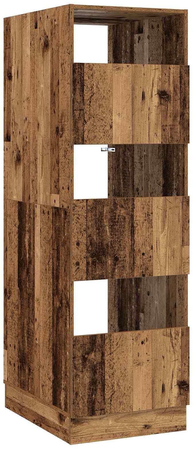 vidaXL Szafka do prania Stare drewno