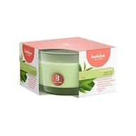 Herbata - Bolsius True Scents Świeca zapachowa w Giara - Zapach Zielona herbata - Kolor zielony - Małe - Długa żywotność 14 godzin - Naturalne ekstrakty - Świeca dekoracyjna - Wosk - Bez dymu - 5 x 8 cm - miniaturka - grafika 1