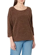 Koszulki i topy damskie - ONLY Koszulka damska z rękawami 3/4, rozmiar oversize, Potting Soil, XXS - miniaturka - grafika 1