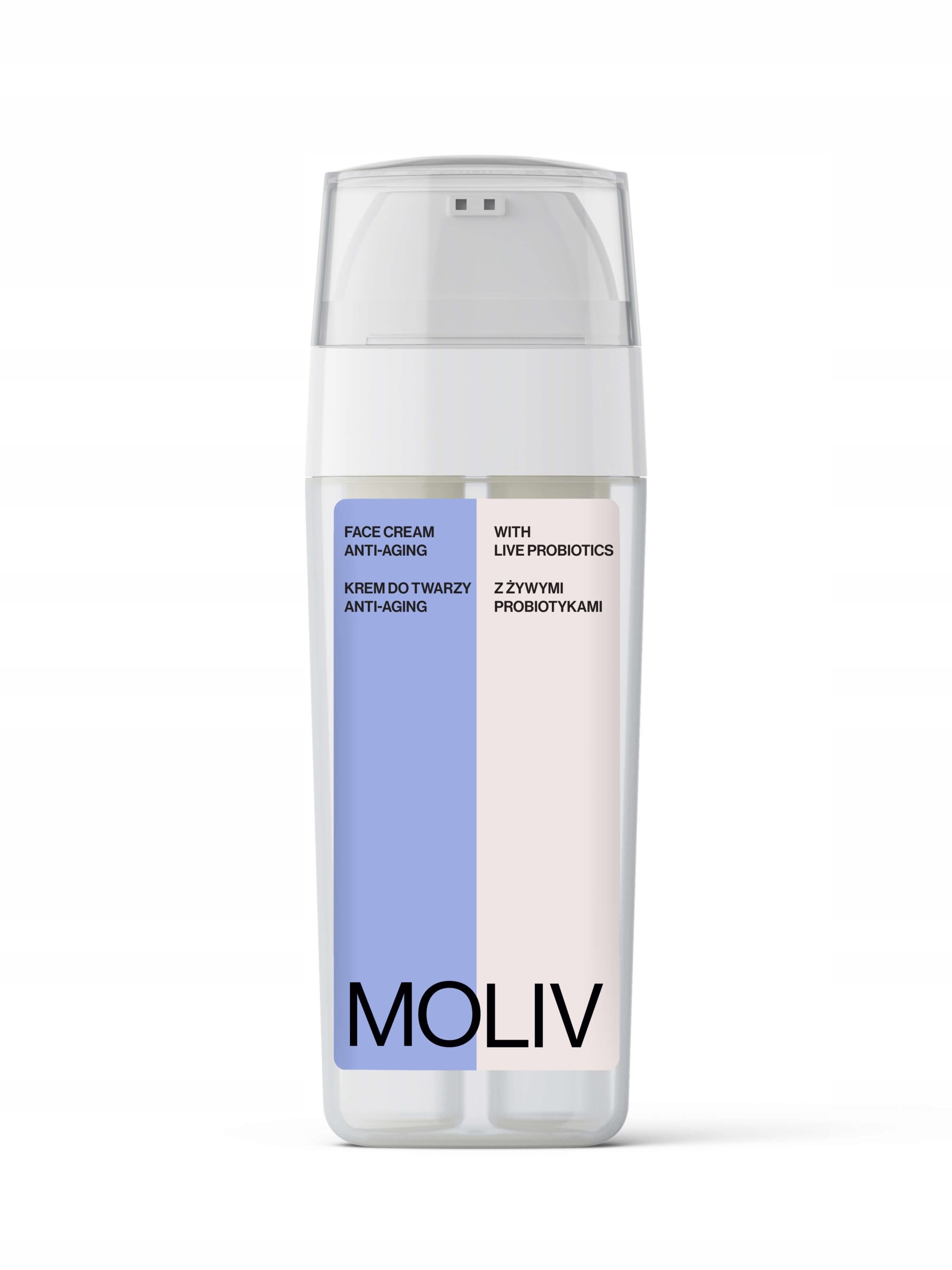 MOLIV Anti-Aging Krem do twarzy z żywymi probiotykami 30ml