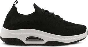 Trampki damskie Slip On Casual Shoes Textile Comfort Trainers Mom Black Rozmiar 39 - Trampki damskie - miniaturka - grafika 1