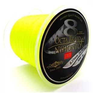 Plecionka Mikado Nihonto OCTA BRAID FLUO 0.23/300M - Żyłki wędkarskie - miniaturka - grafika 2
