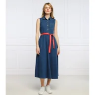 Sukienki - Liu Jo Sukienka z paskiem DRESS | denim - miniaturka - grafika 1