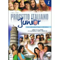 edilingua Progetto Italiano Junior 1 Podręcznik z ćwiczeniami + CD - Marin Telis, Albano A. - Książki do nauki języka włoskiego edilingua Progetto Italiano Junior 1 Podręcznik z ćwiczeniami + CD - Marin Telis, Albano A. - Książki do nauki języka włoskiego - miniaturka - grafika 1