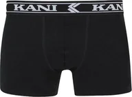 Majtki męskie - Karl Kani Bokserki męskie KM241-BB012-104-12-08 Retro Tape 8 Pack Bokserki XXL czarne - miniaturka - grafika 1