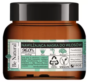CeCe Be Natural nawilżająca maska do włosów z aloesem bambusem i algą 250ml - Maski do włosów - miniaturka - grafika 1