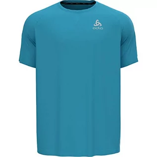 Koszulki męskie - Odlo Odlo T-shirt męski S/S Crew Neck Essential Chill-te T-Shirt niebieski niebieski (Horizon Blue) M 313482 - grafika 1