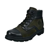 Kozaki damskie - bugatti Męskie kozaki z zimną podszewką-331-AU631, czarne/ciemnozielone, 45, Czarny, ciemnozielony, 45 EU - miniaturka - grafika 1