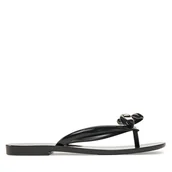 Klapki i japonki damskie - Japonki Melissa Melissa Harmonic Chrome X Ad 35997 Czarny - miniaturka - grafika 1