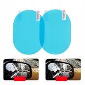 Lusterka samochodowe - 2x NANO FOLIA NAKLEJKA SAMOCHODOWA WODOODPORNA NA LUSTERKO DESZCZ - miniaturka - grafika 1