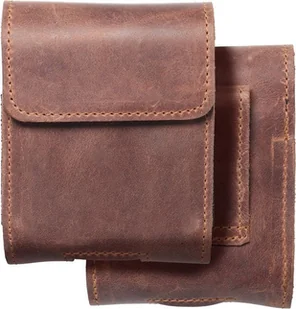 OEM Kabura uniwersalna do paska skórzana ROYAL Crazy Horse pozioma rozmiar V do SAMSUNG FLIP 1 / 2 / 3 / 4 / HUAWEI P50 Pocket / MOTOROLA RAZR 5G brązowa - Etui i futerały do telefonów - miniaturka - grafika 1