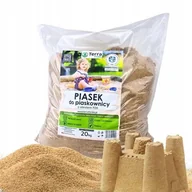 Place zabaw - Piasek do piaskownicy Terra 20kg, atestowany, drobny, niebrudzący - miniaturka - grafika 1