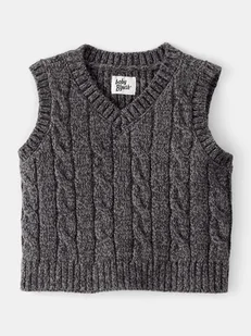 OshKosh Bezrękawnik w kolorze antracytowym - Bluzy i sweterki niemowlęce - miniaturka - grafika 1