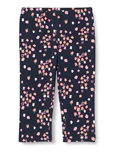 Legginsy - s.Oliver Junior Girl's mit Allover legginsy 3/4 z nadrukiem na całej powierzchni, niebieskie, 104, NIEBIESKI, 104 - grafika 1