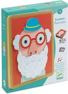 Klocki - Djeco Drewniane magnesy i metalowe pudełko - Portrety - miniaturka - grafika 1