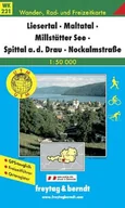 Atlasy i mapy - Freytag&amp;Berndt Liesertal Maltatal Millstatt See mapa 1:50 000 TU FB - miniaturka - grafika 1