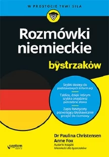 ROZMÓWKI NIEMIECKIE DLA BYSTRZAKÓW Paulina Christensen - Pozostałe języki obce - miniaturka - grafika 1