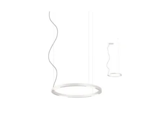 Redo 01-2202 - LED Żyrandol na lince UNION LED/34W/230V 3000K śr. 60 cm biały - Lampy sufitowe - miniaturka - grafika 1