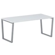 Stoły i stoliki do biura - B2B Partner Stół konferencyjny IMPRESS 1800 x 900 x 750 mm, biały 499142 - miniaturka - grafika 1